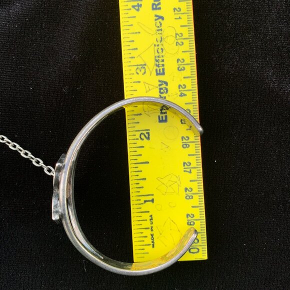 hand made connected bracelet and ring set - Picture 3 of 3